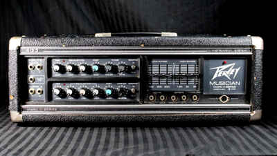 Vintage 1980 PEAVEY MARK III MUSICIAN 400 Guitar Amplifier Head  - GREAT SOUND!!