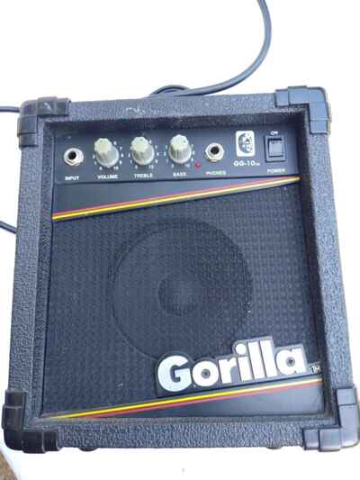 Working Vintage Gorilla GG-10 Guitar Amplifier.