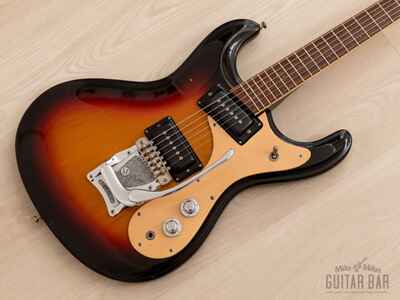 1960s Mosrite Ventures Model Vintage Guitar Sunburst w /  Moseley, Case