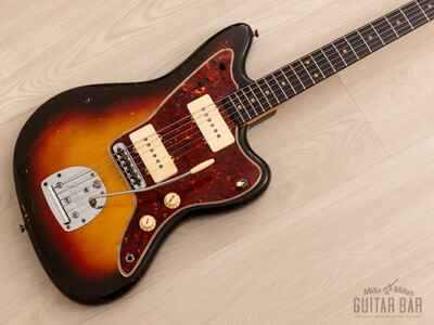 1961 Fender Jazzmaster Pre-CBS Vintage Offset Guitar Sunburst 100% Original