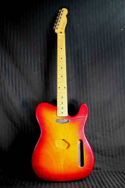 Fender Telecaster Guitar NECK / HARDWARE / BODY Cherry Sunburst