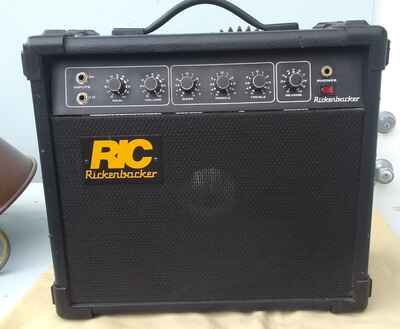 Vintage Rickenbacker Guitar Amplifier 10" Reverb Model RG 14 Tested Working NICE