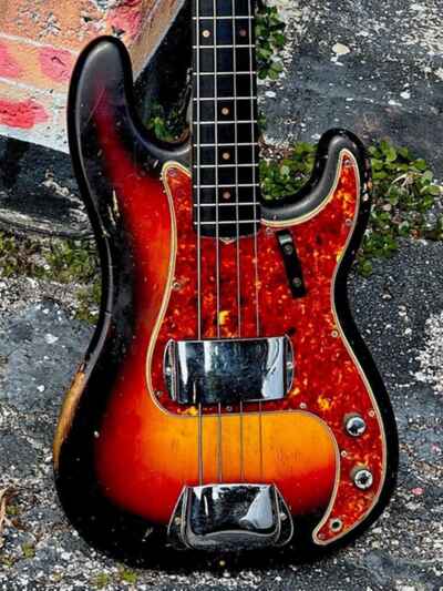 1960 Fender Precision Bass desirable Slab Neck 1 owner 100% untouched from new.