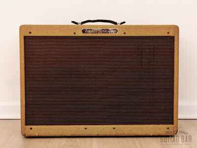 1958 Fender High Power Tweed Twin 5F8-A Vintage Tube Amp 2x12 w /  Jensen P12N