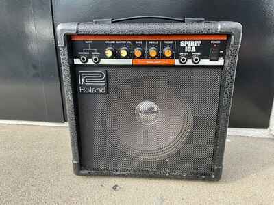 Vintage Roland Spirit 10A Cube Amp, Works Great!, USA Made 1980s