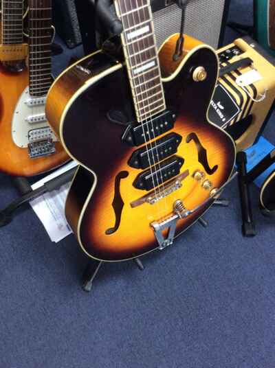 Epiphone Zephyr guitar and case