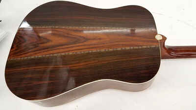 NICE Vintage Figured Braziliian Rosewood Seville S160 Acoustic Guitar MIK + Case