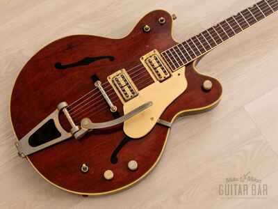 1978 Greco Country Artist Vintage Hollowbody Walnut w /  Maxon FilterTrons, Case