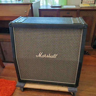 Vintage Marshall 1960A 4x12" Angled Guitar Speaker Cabinet T1221 Blackback Celes