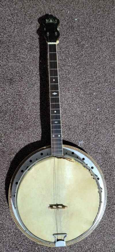 Antique Kay Stromberg Voisinet 4 String Banjo-READ NOTES