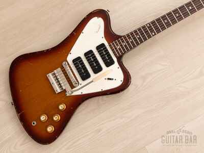 1965 Gibson Firebird III Non-Reverse Vintage Guitar Sunburst w /  Case