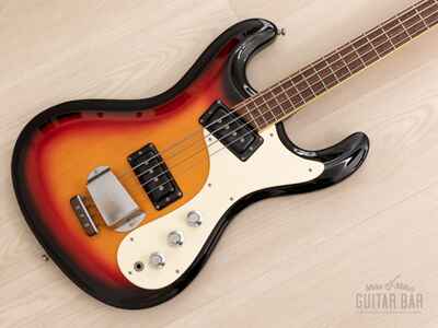 2000s Mosrite USA Mark I 1964 Custom Ventures Model Bass w /  Case, Fillmore Japan