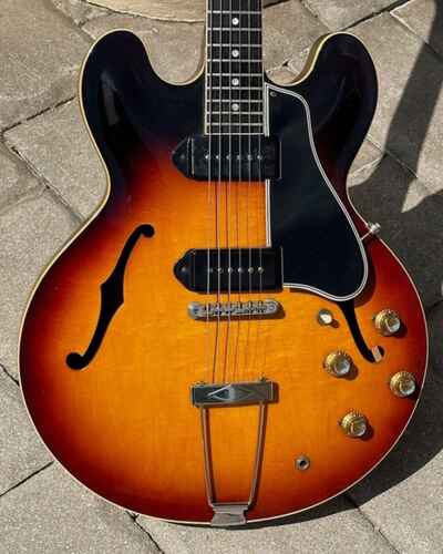 1960 Gibson ES-330TD Dot Neck super flat cool neck all original & killer player.