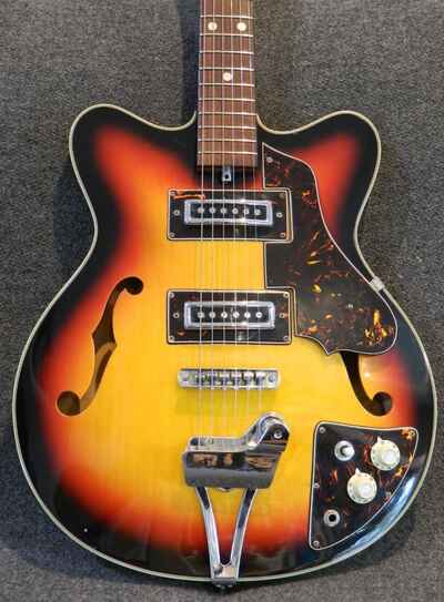 1960s Teisco (?) Hollowbody Guitar Made in Japan