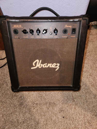 Vintage Ibanez ACA 15 watt Acoustic Guitar Amp With Built-in In Chorus