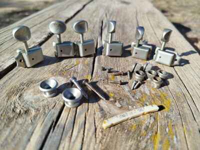Fender Fullerton 1984 Parts (Nut, Strap Loocks, Tuning Machine Heads)