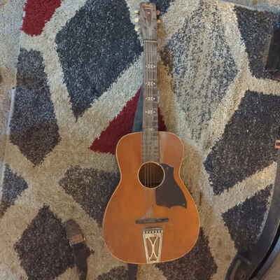 Stella Harmony Acoustic Guitar Vintage
