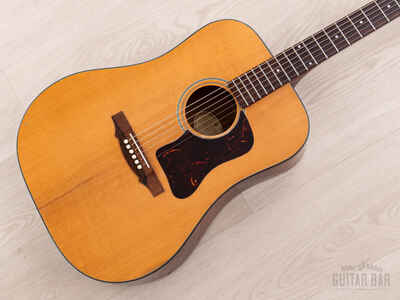 1969 Guild D-35 NT Vintage Dreadnought Acoustic Guitar w /  Case & Hangtag