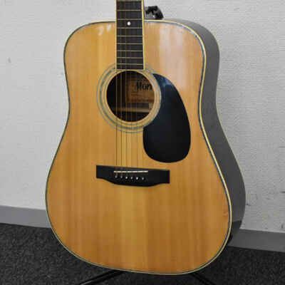 MORRIS W-30 Acoustic guitar, Made in Japan in 1974, With HC