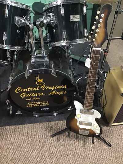 Teisco Audition Electric Guitar w / Original Case