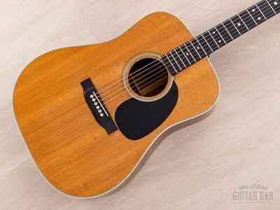 1971 Martin D-28 Dreadnought Vintage Acoustic Guitar w /  Case