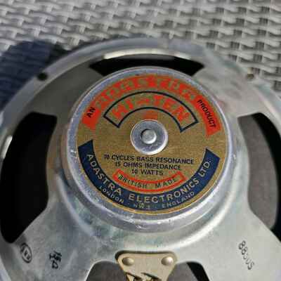 Pair ofCelestion 10" vintage  10 watts 15 ohm 1960