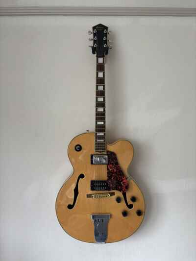 Antoria Jazzstar Hollow Body Seymour Duncan Upgraded Electric Guitar