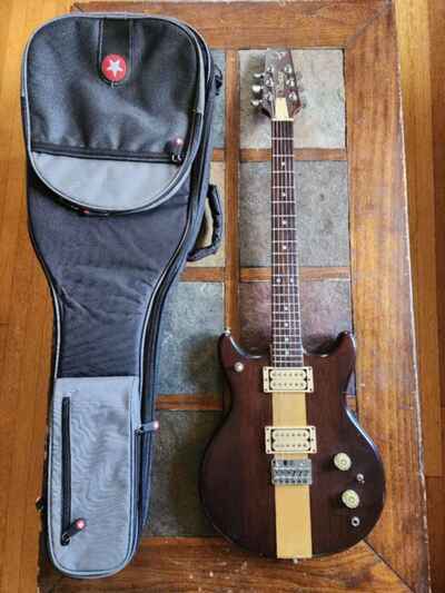 Vantage V-600 MIJ vintage double-cut HH w / RoadRunner bag 1980 - natural