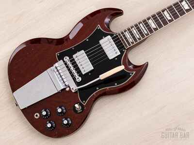 1969 GIbson SG Standard Vintage Guitar w /  Maestro Vibrola, Pat # T-Tops, Case