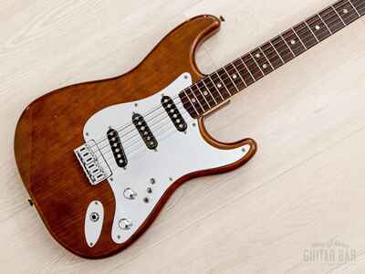 1980 Fender Stratocaster Hardtail Vintage Guitar Mocha w /  F500T Pickups, Case