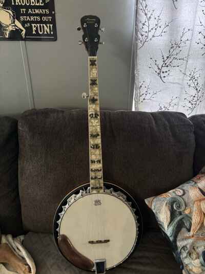 VTG Harmony Marquis Banjo. Pearled Fretboard w /  Original Case