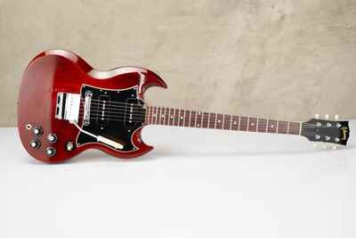 1966 Gibson SG Special Cherry Red Guitar w /  Maestro Vibrola #56359