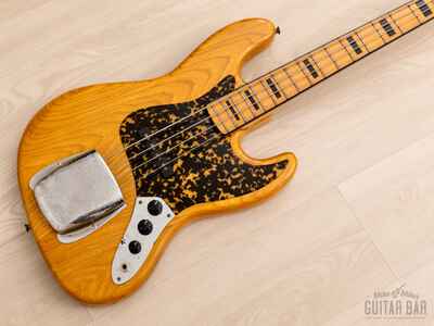 1976 H S. Anderson Bask Bass HS-B1 Vintage Jazz Bass Natural Ash, Japan