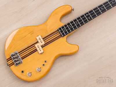 1979 Kramer DMZ 4000 Vintage Aluminum Neck Bass Natural w /  Case
