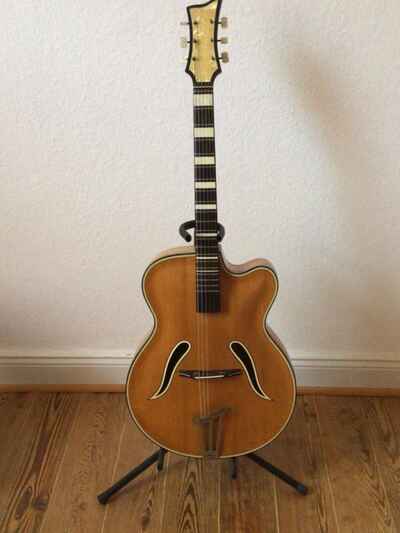 Archtop JAZZGITARRE 1950er Willy Wolfrum Unikat Sammlerstück