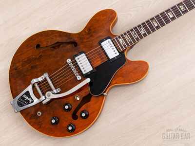 1972 Gibson ES-335 TDW Semi-Hollow Vintage Guitar w /  Bigsby B7, T Tops, Case