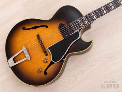 1956 Gibson ES-175 Vintage Archtop Electric Guitar Sunburst w /  P-90, Case