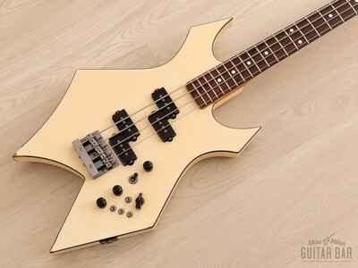 1985 B C. Rich NJ Series Warlock Bass Nikki Sixx w /  Active Electronics, Japan