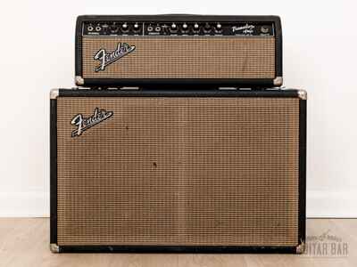 1965 Fender Tremolux Piggyback Vintage Tube Amp Head & 2x10 Cab w /  Oxford 10L5