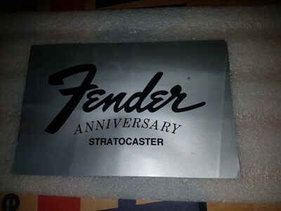 1979 FENDER STRATOCASTER SILVER ANNIVERSARY MANUAL HANG TAG