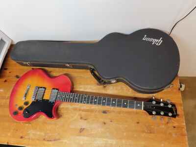Vintage 1974 Gibson L6-S Cherry Ebony Fretboard OHSC Sounds and Plays Excellent!
