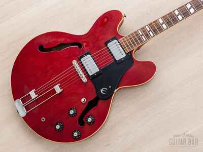 1981 Epiphone Riviera Vintage Semi-Hollow Guitar w /  Maxon Humbuckers, Japan