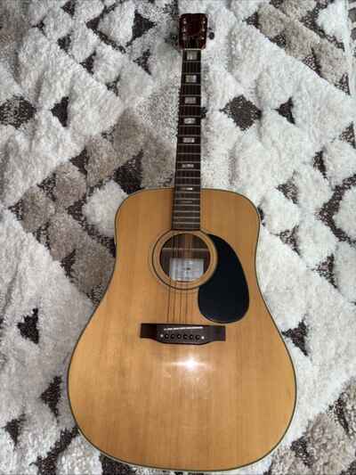 Vintage 1973 MIJ Conn F-25 Acoustic Guitar PARTS - Damaged