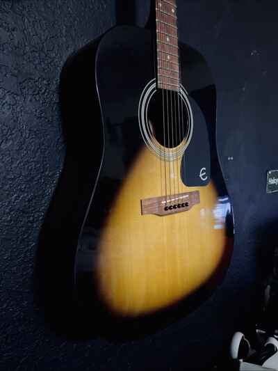 Epiphone DR-100 Dreadnought Acoustic Guitar Vintage Sunburst