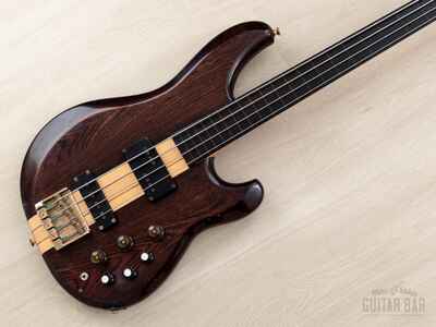 1982 Ibanez Musician MC940 DS Vintage Neck Through Fretless PJ Bass w /  Case