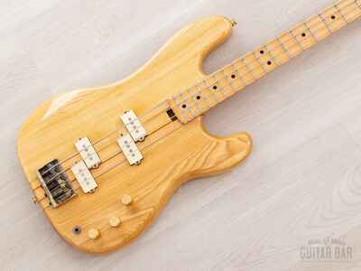 1979 Fernandes FPM-80 ??Bomber Bass?? Vintage Neck Through Double P Bass Natural