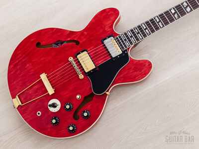 1972 Gibson ES-345 TDC Vintage Semi-Hollow Guitar Cherry 100% Original w /  T Tops