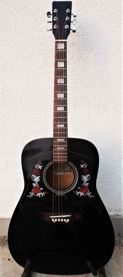 KAY Guitar K500SD 6 steel string Pickup & amp output rare 1980 Western Gitarre