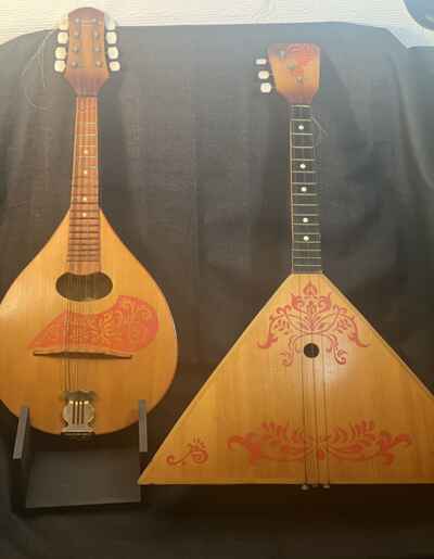 Vintage Balalaika And mandolin