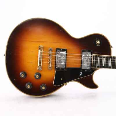 1971 Gibson Les Paul Custom Tobacco Burst Fretless Wonder Guitar w /  Case #50445